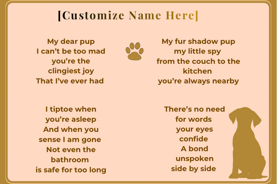Forever by My Side | Personalized Pet Keepsake Candle  9oz