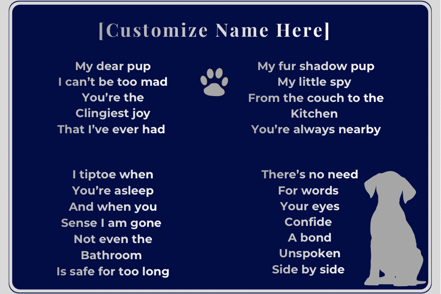 Forever by My Side | Personalized Pet Keepsake Candle  9oz