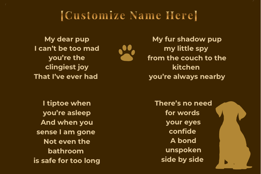 Forever by My Side | Personalized Pet Keepsake Candle  9oz