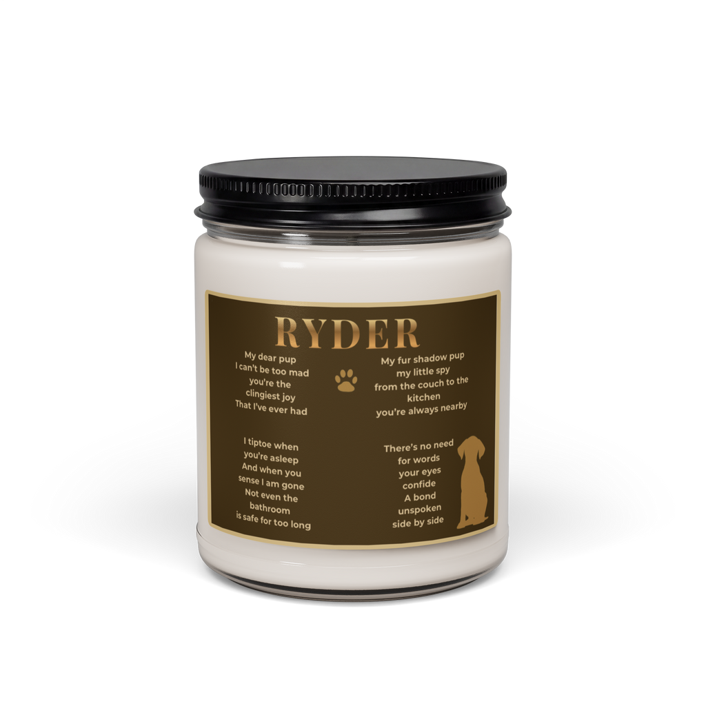 Forever by My Side | Personalized Pet Keepsake Candle  9oz