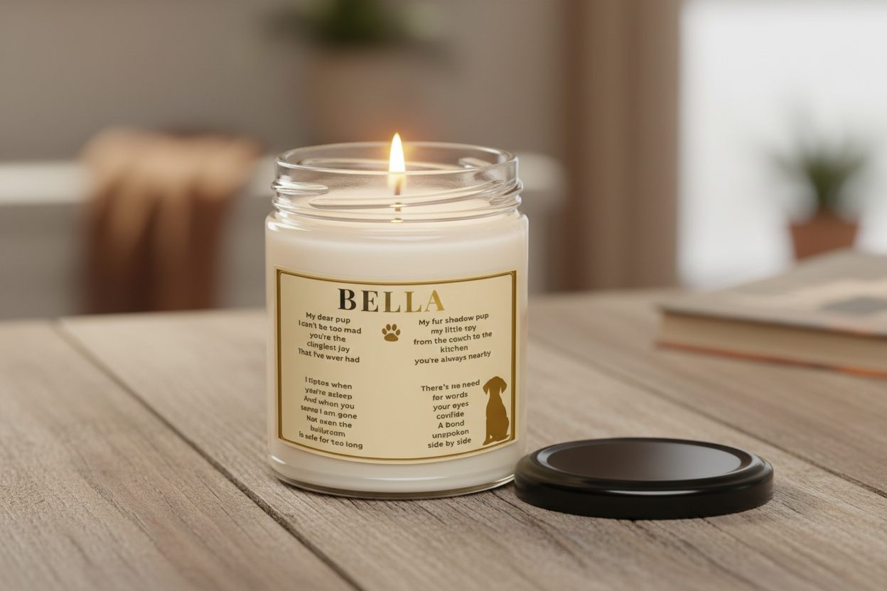 Personalized Dog Poem Candle | A candle made just for your dog — because they’re never “just a pet.”